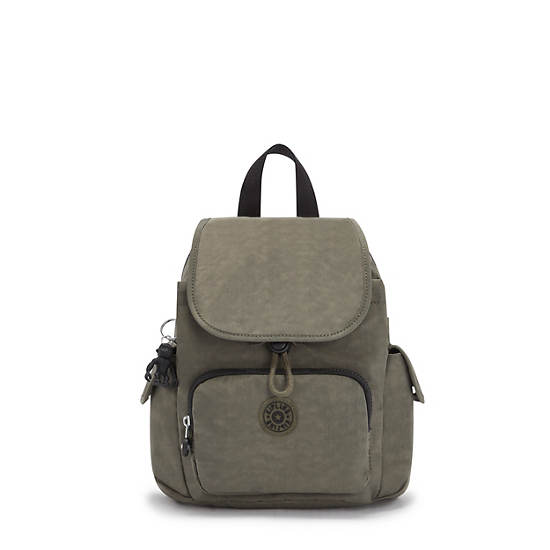 Kipling City Pack Mini Rygsække Grøn | DK 1486ZU